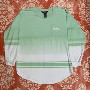 Justify Mint Green and White Striped Jersey